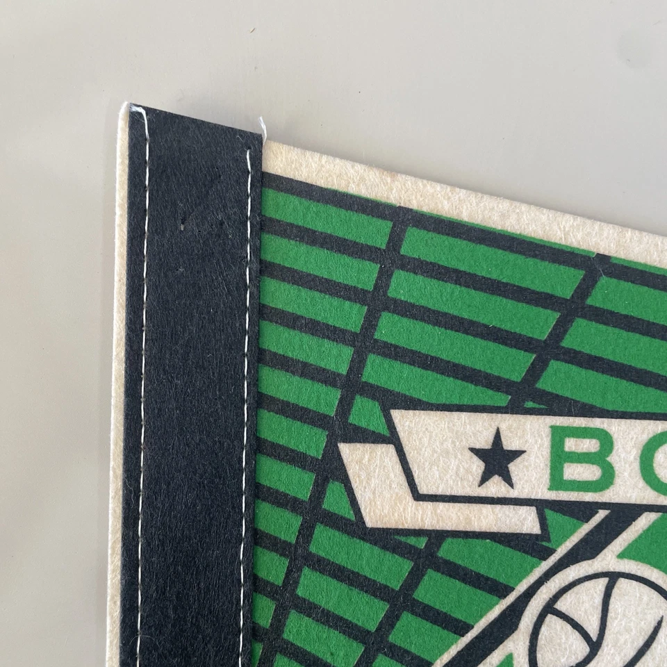 Vintage 1990's Wincraft 30" BOSTON CELTICS ~ NBA Basketball Pennant - Larry Bird - Image 4 of 4