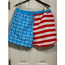 Magellan Whataburger Swim Trunks Large – Patriotic USA Collab Shorts 2023