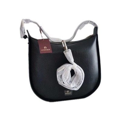 AIGNER- Handtasche Leder schwarz Ivy groß Leder *NEU*