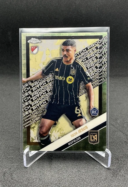 Topps Chrome 2025 MLS LAFC RC Igor Jesus #183 Pitch Prodigies Superfractor 1/1