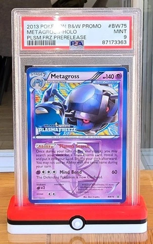 PSA 9 Pokemon Metagross BW75 Plasma Freeze Prerelease Promo Card - MINT POP 20