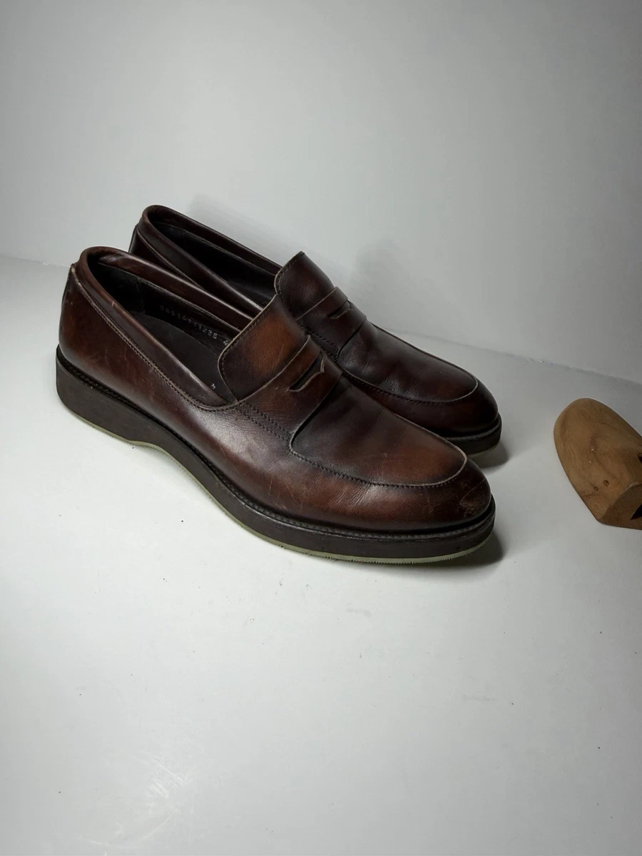 Harry\'s of London Dark Brown Leather Tassel Penny Loafers size 9 A new with tag Dress Men main image 4