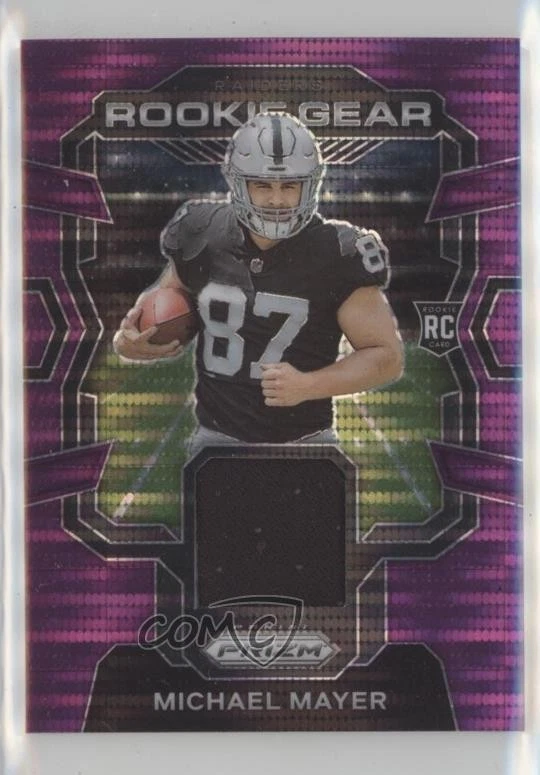 Michael Mayer Panini Prizm Rookie Gear #RGMM Purple Pulsar