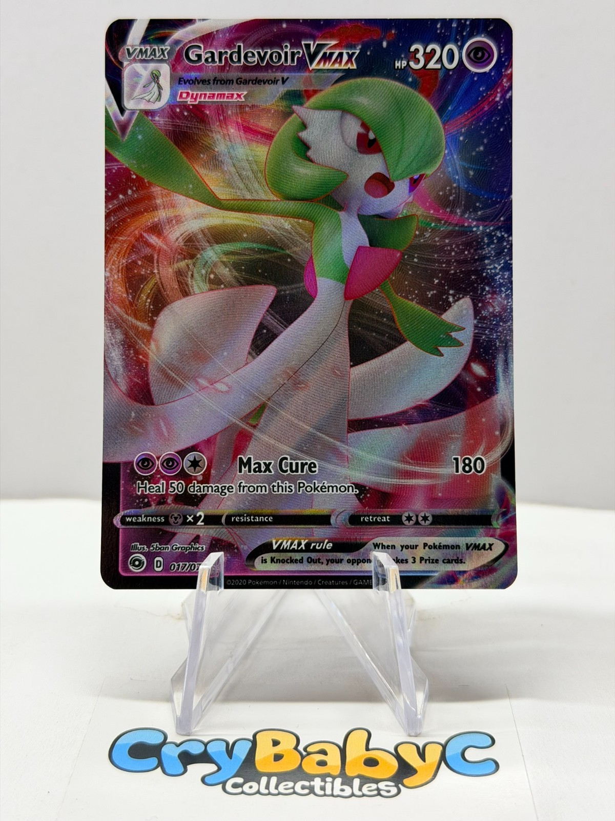 Pokemon Gardevoir VMAX 017/073 Champion's Path ULTRA RARE