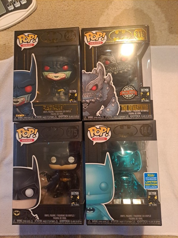 Funko Pop Heroes Batman 286 - 275 - 144 Devastator 319 Lot