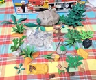 PLAYMOBIL - LOT ROCKS AND PLANTS TREES FLOWERS PLANTS