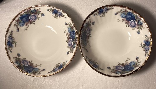 Royal Albert Moonlight Rose soup cereal bowl 6 1/4” Set Of 2