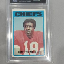 1972 Topps Rookie #157 Emmitt Thomas Kansas City Chiefs Football