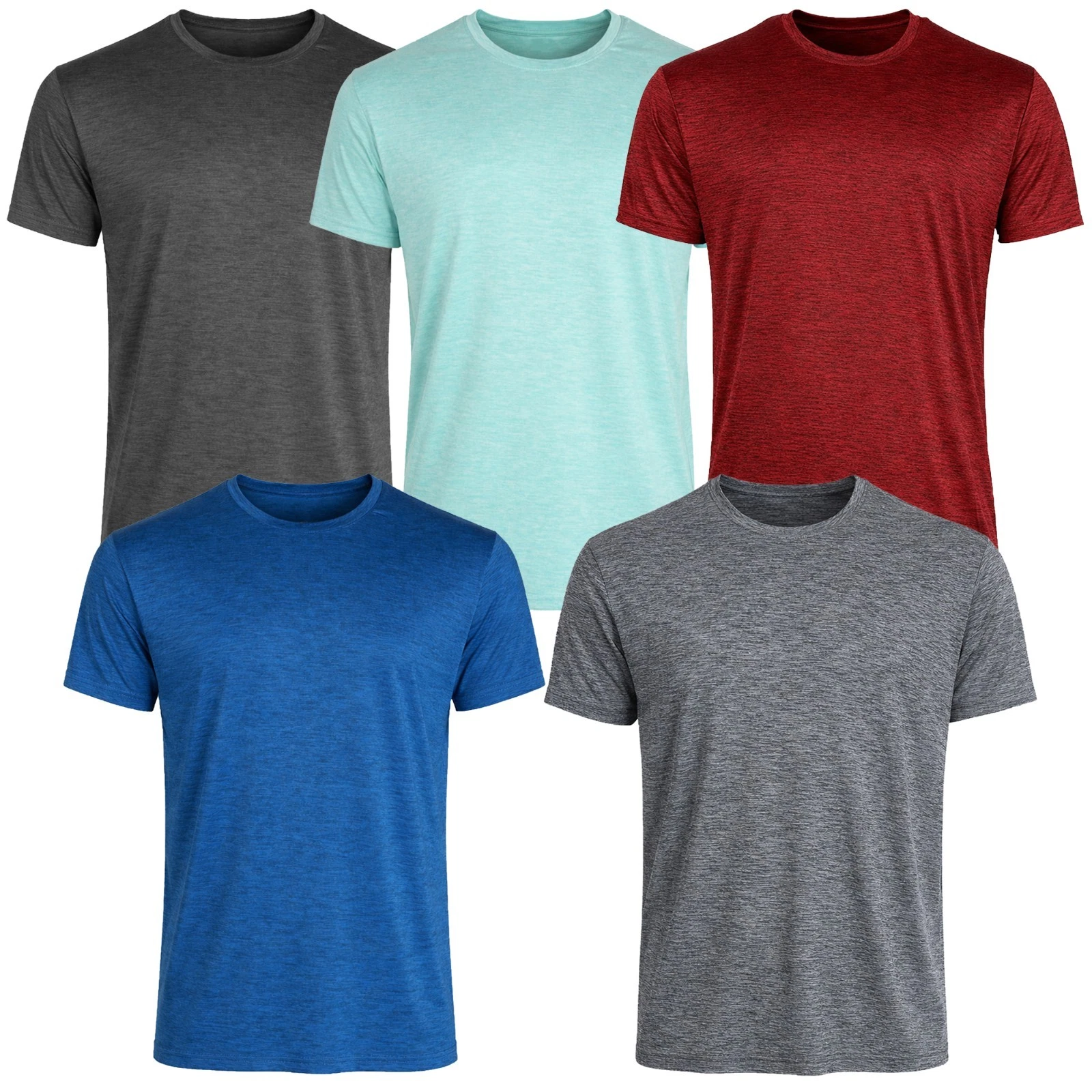 3-Pack Men's Athletic Performance Daily Wear Tees (Sizes- S–3XL) Free Shipping