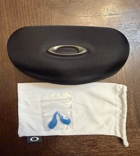 Oakley Black Hard Case for Sunglasses Glasses, Zipper Closure