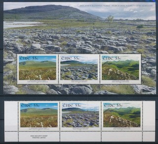 LS96824 Ireland 2011 landscapes national parks sheets MNH