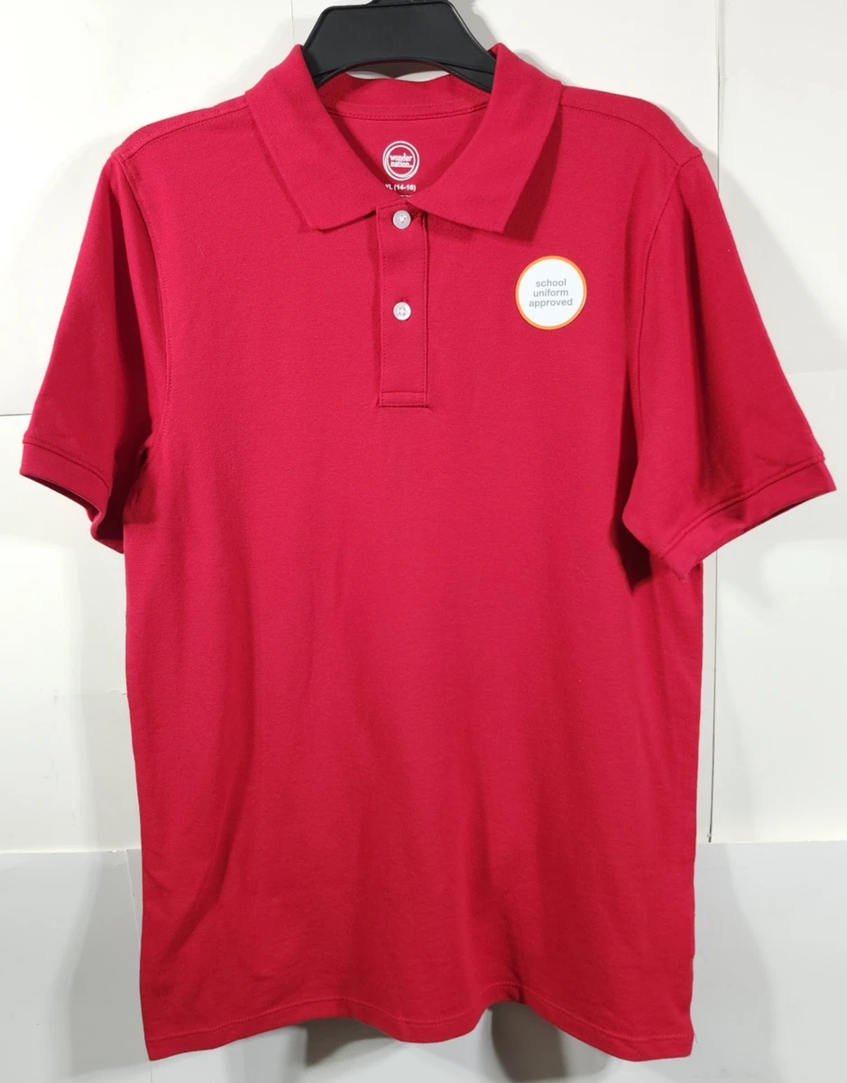 Tee-shirt Garçon Wonder Nation Rayé Bleu - Manches Courtes, Col Rond, Tailles L Et XL, 100% Coton/polyester