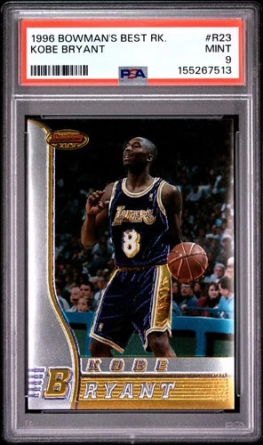 1996 Bowman's Best Rookie Kobe Bryant #R23 Rookie Card PSA 9 MINT