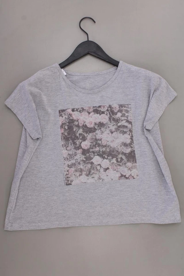 ✨ Cross Jeans Printshirt Classic Shirt für Damen Gr. 38, M Kurzarm grau ✨ - Bild 4 von 4