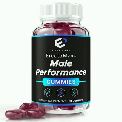 Erecta Max+ Gummies, ErectaMax+ for Men to Support Daily Performance 60ct