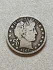 1904 P Barber Half Dollar 50C Silver
