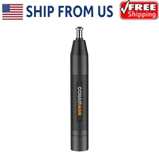 ConairMAN Battery-Powered Ear and Nose Trimmer, Includes Detailer and Shaver Att