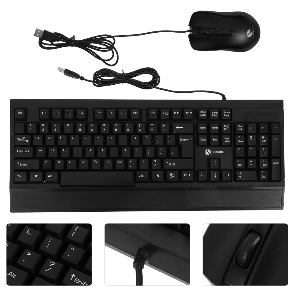 Compact Business, Office, Gaming, and Electronic Keyboard Set for All Needs
