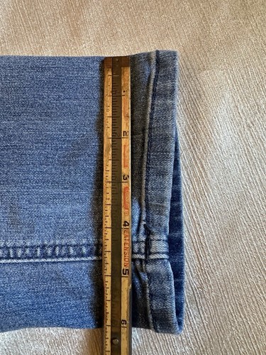 Democracy "Ab" Technology Blue Denim Jeans Straight Größe 6 helle Waschung - Bild 8 von 8