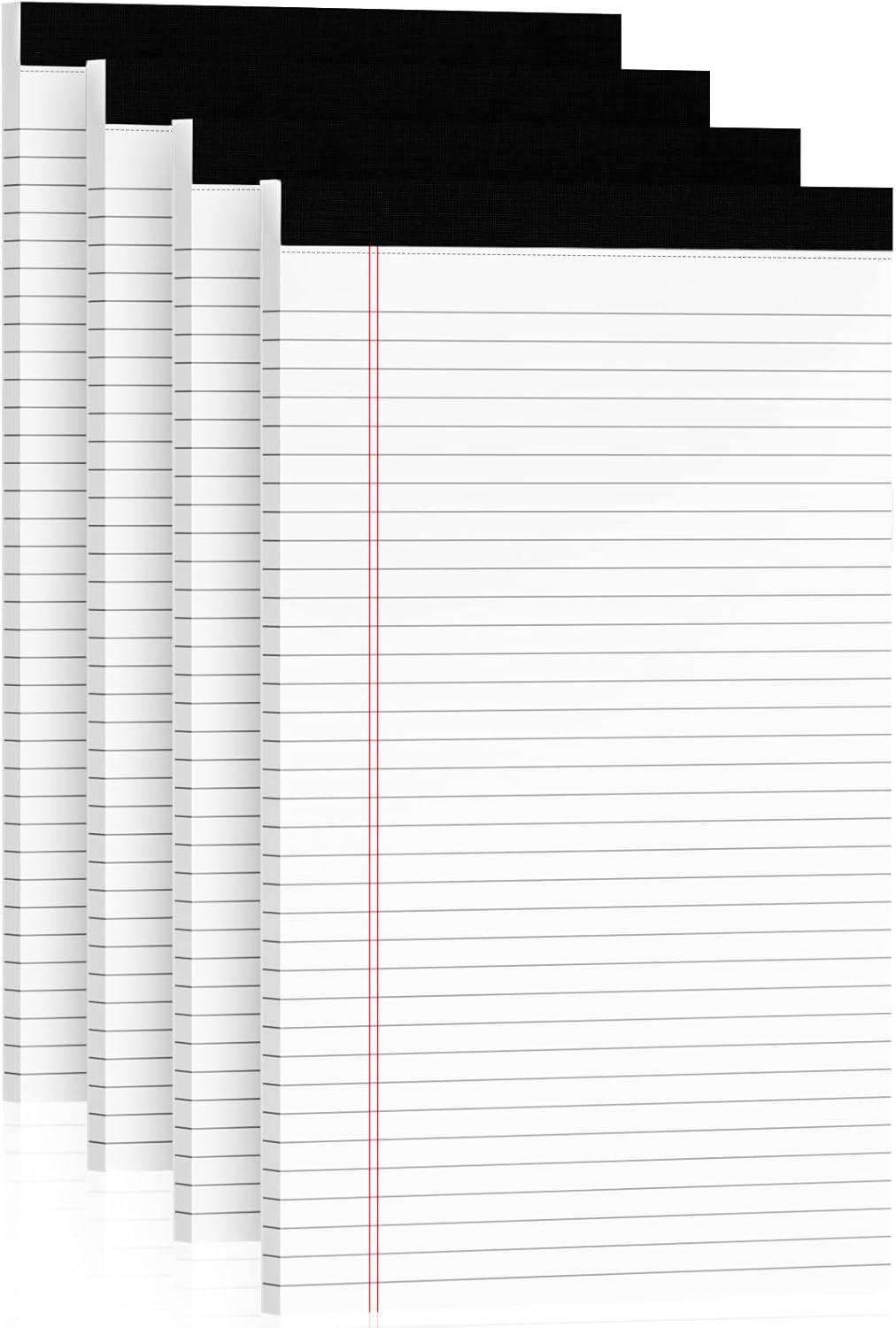 Note Pads 8.5 X 14 Wide Ruled, 4 Pack Legal Pads 8.5 X 14 White Paper Pads Lined