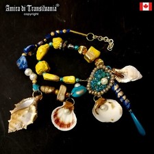 necklace woman jewelry pearl shell luxury vintage accessories art jewel ceramic