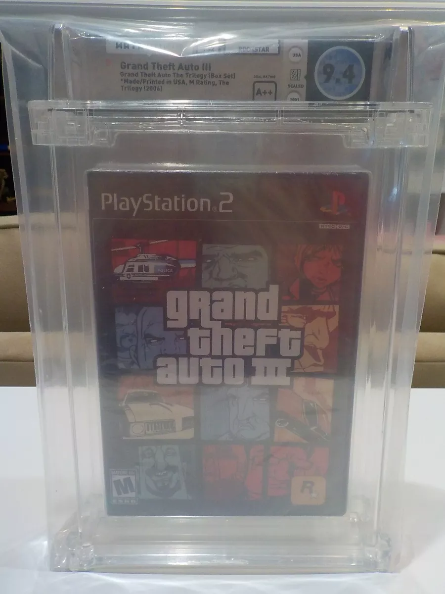 Grand Theft Auto III, Sealed, New PS2 GTA Playstation 2