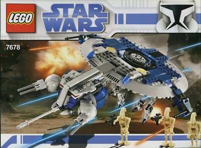 LEGO STAR WARS DROID GUNSHIP SET 7678 ALLE 3 MINIFIGUREN 100% KOMPLETT GARANTIE