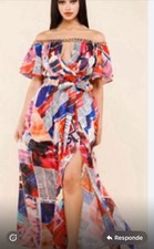 Fashion Nova My Life Maxi Dress M