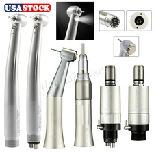 NSK Style Dental Fiber Optic LED E-generator / Low Speed Handpiece 2/4H Push