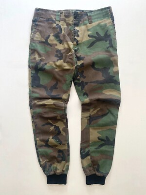 KITH NEW YORK CITY RARE WOODLAND CAMOUFLAGE MEN'S MERCER JOGGERS PANTS SIZE  30
