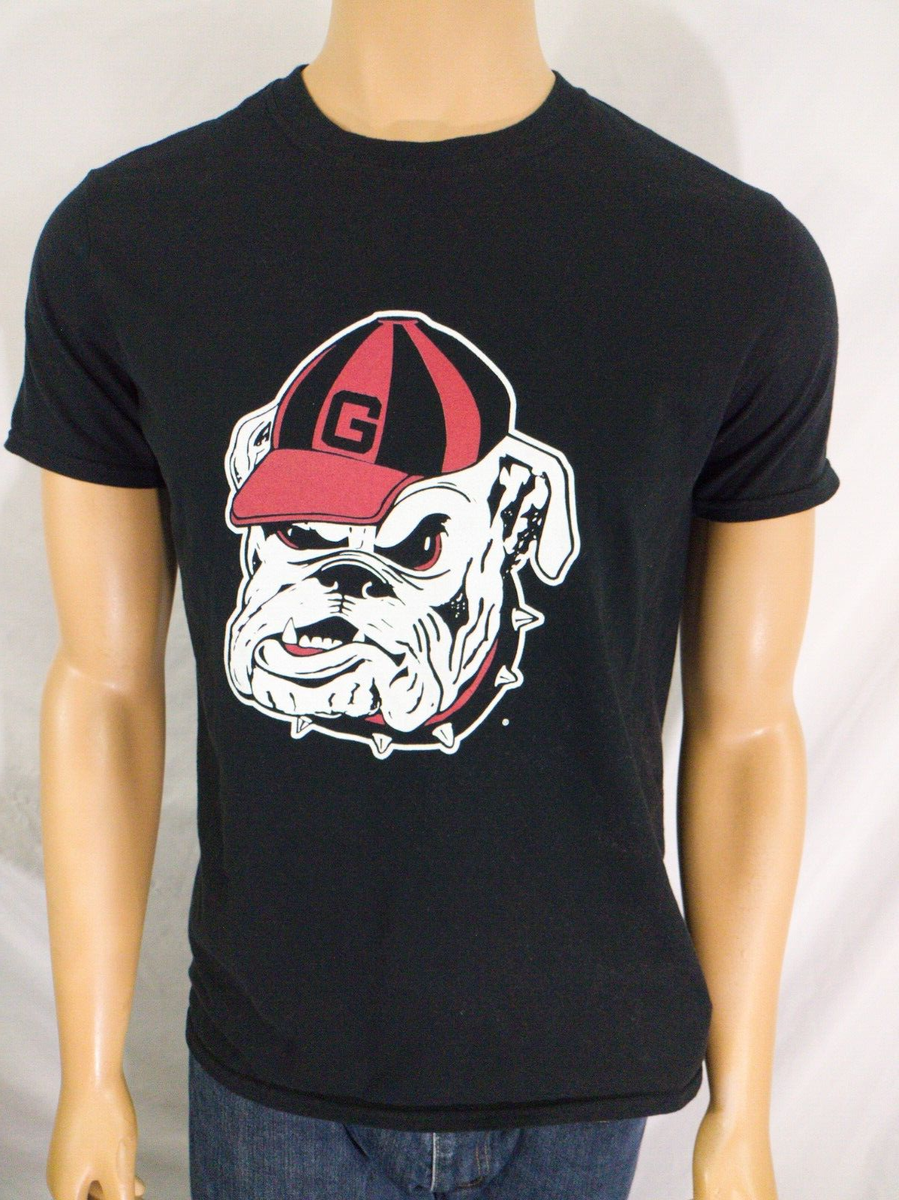 GEORGIA Bulldogs T Shirt by FANATICS Black Cotton SS Mens Medium