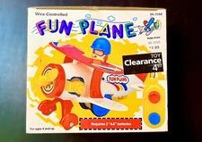 Vintage Radio Shack Wire Controlled Plane with Sounds NOS FUN PLANE