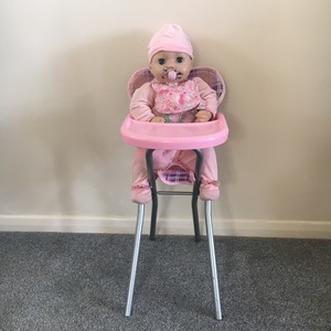 baby annabell dolls high chair