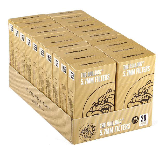 276 X Bulldog Amsterdam Biodegradable Cigarette Filter Tips 5 7mm Slim