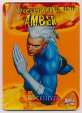 2022 Marvel Masterpieces Preserved in Amber Orange #PA-79 Quicksilver 05/15