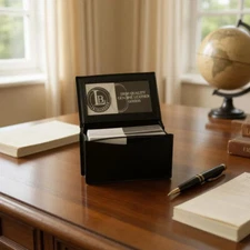 Genuine Leather 18 Credit Card Wallet ID Holder Mens Front Pocket