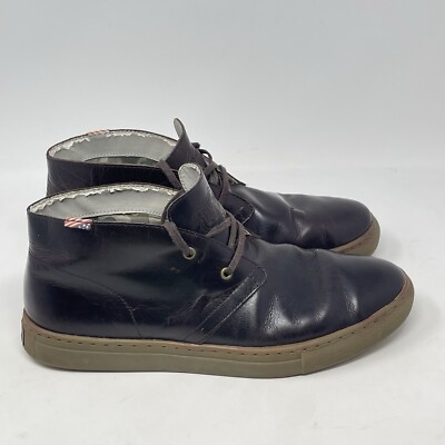 Ralph Lauren Denim & Supply Cliff Chukka Boots Mens 10 D Brown Leather Ankle