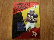 2004 Topps Pristine Rookie Revolution Mewelde Moore Jersey Card (B8) Vikings