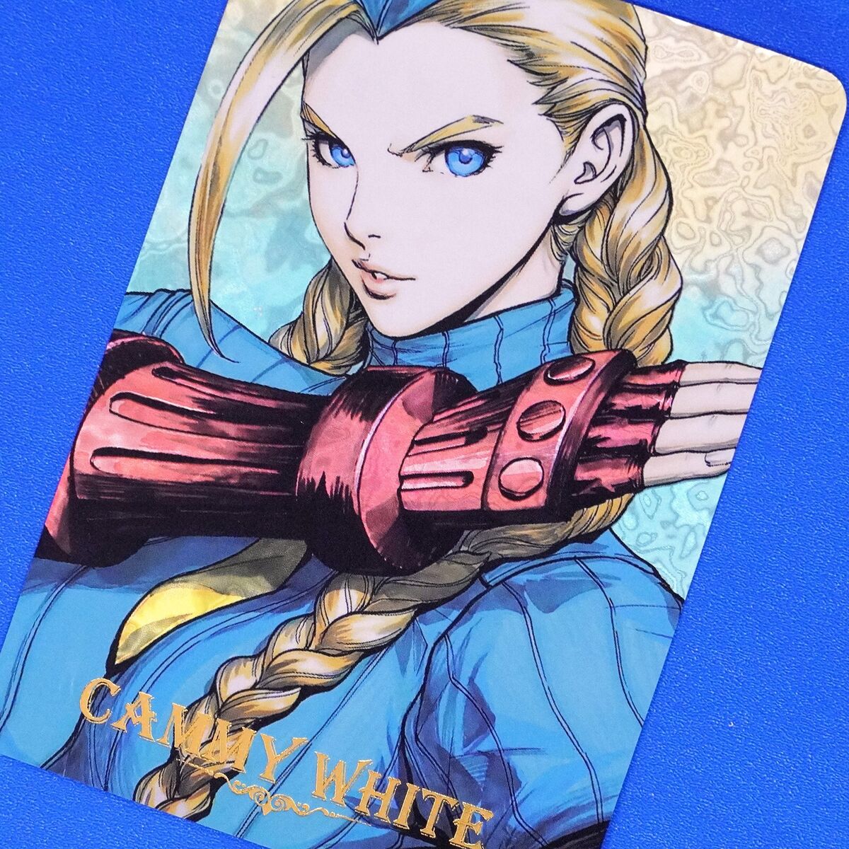 Street Fighter Cammy White Engraved Holo Foil Character Art