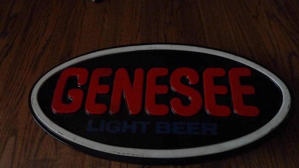 GENESEE BEER SIGN LIGHT VINTAGE NON MOTION | eBay