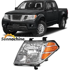 Left Headlight Assembly Driver Side For 2009-2021 Nissan Frontier Truck Headlamp