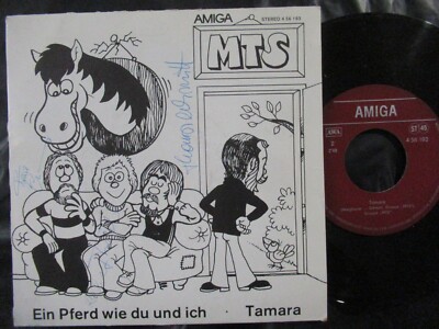 MTS Ein Pferd wie du und ich & Tamara / signierte SP DDR 1976 AMIGA 456193