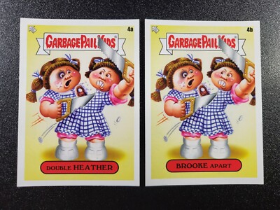 Double Heather Brooke Apart Midlife Crisis 2020 Garbage Pail Kids 2 Card Set