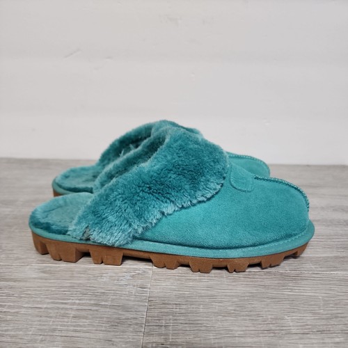 UGG Coquette Women's Slippers Teal Blue 