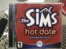 EA Sports The Sims: Hot Date Expansion Pack (PC, 2001) Disc + Case + Game