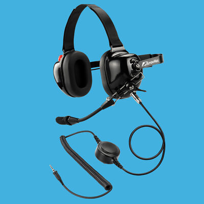 Mid-Weight Noise Cancelling Heavy Duty Headset PTT for Vertex VX-120E VX-277R