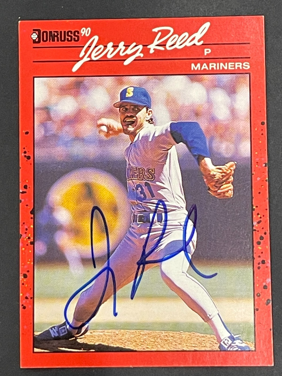 SIGNED:  1990 Donruss - Jerry Reed - #614 - Obtained in Person