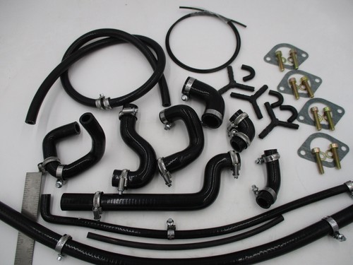 PORSCHE 944 TURBO 86 TO 87 SILICONE VACUUM HOSE KIT  W/CLAMPS AND HARDWARE  NEW - Bild 1 von 10