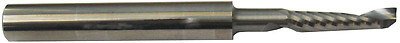 VHW Spiralnutfräser D5x22x80 mm S8 1Z VHM Oberfräser Einzahnfräser S1011.57