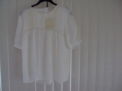 NWT See U Soon Women's Boutique White Top Size Small